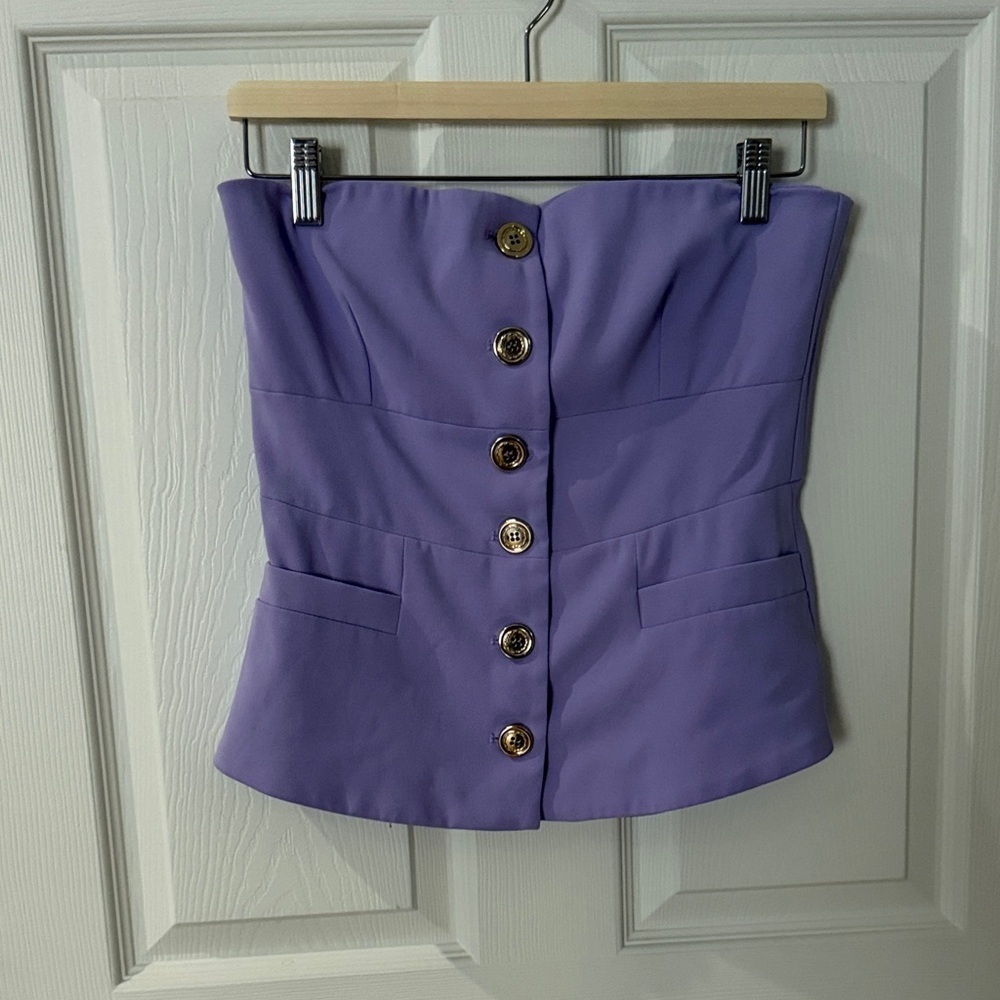 Pinko Lavender Satin Garment